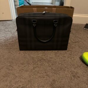 Burberry Black Checkered Bag